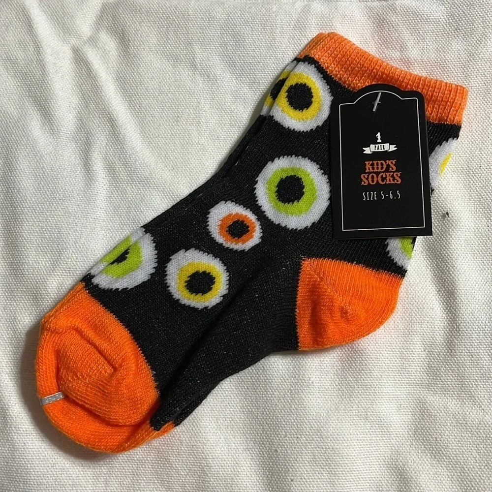 Nine pair of kid’s Halloween socks